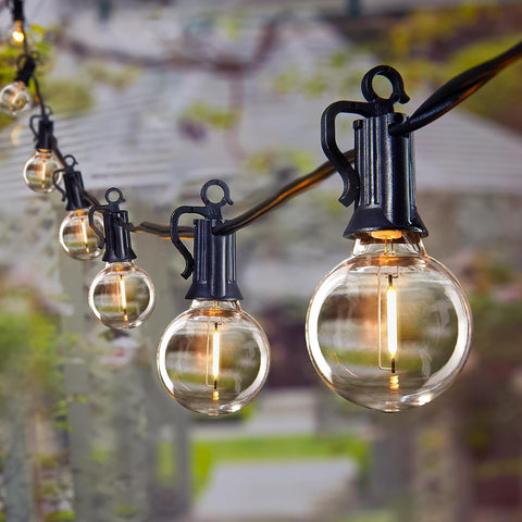 Brightown Outdoor String Lights, 109FT G40 LED IP65 Waterproof Patio Lights