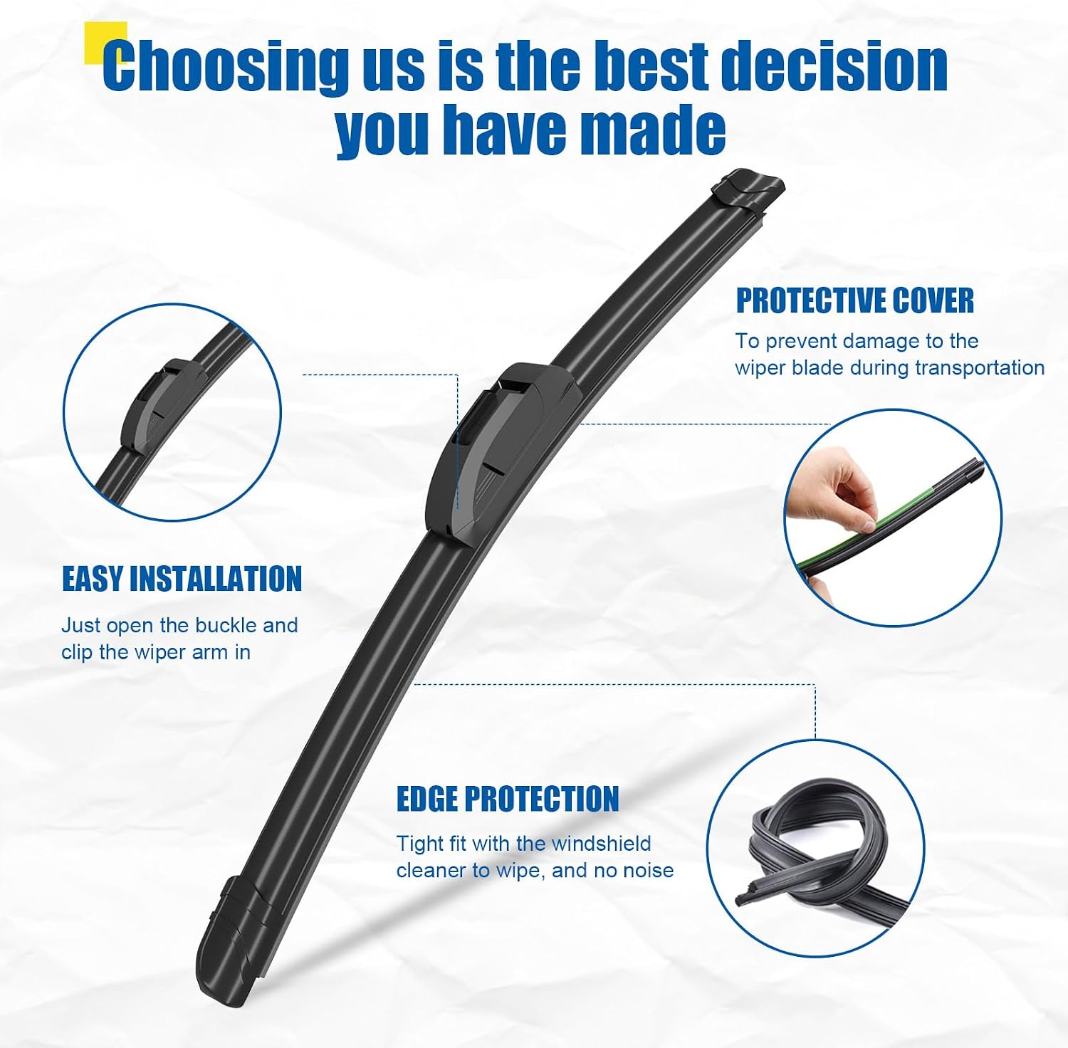3 wipers Replacement for 2013-2018 Toyota Rav4 Windshield Wipers