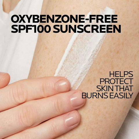 La Roche-Posay Anthelios Melt-In Milk Sunscreen SPF 100, Sunscreen For Body & Face, Broad Spectrum SPF + Antioxidants, Oil Free, For Sun Sensitive Skin, Oxybenzone Free