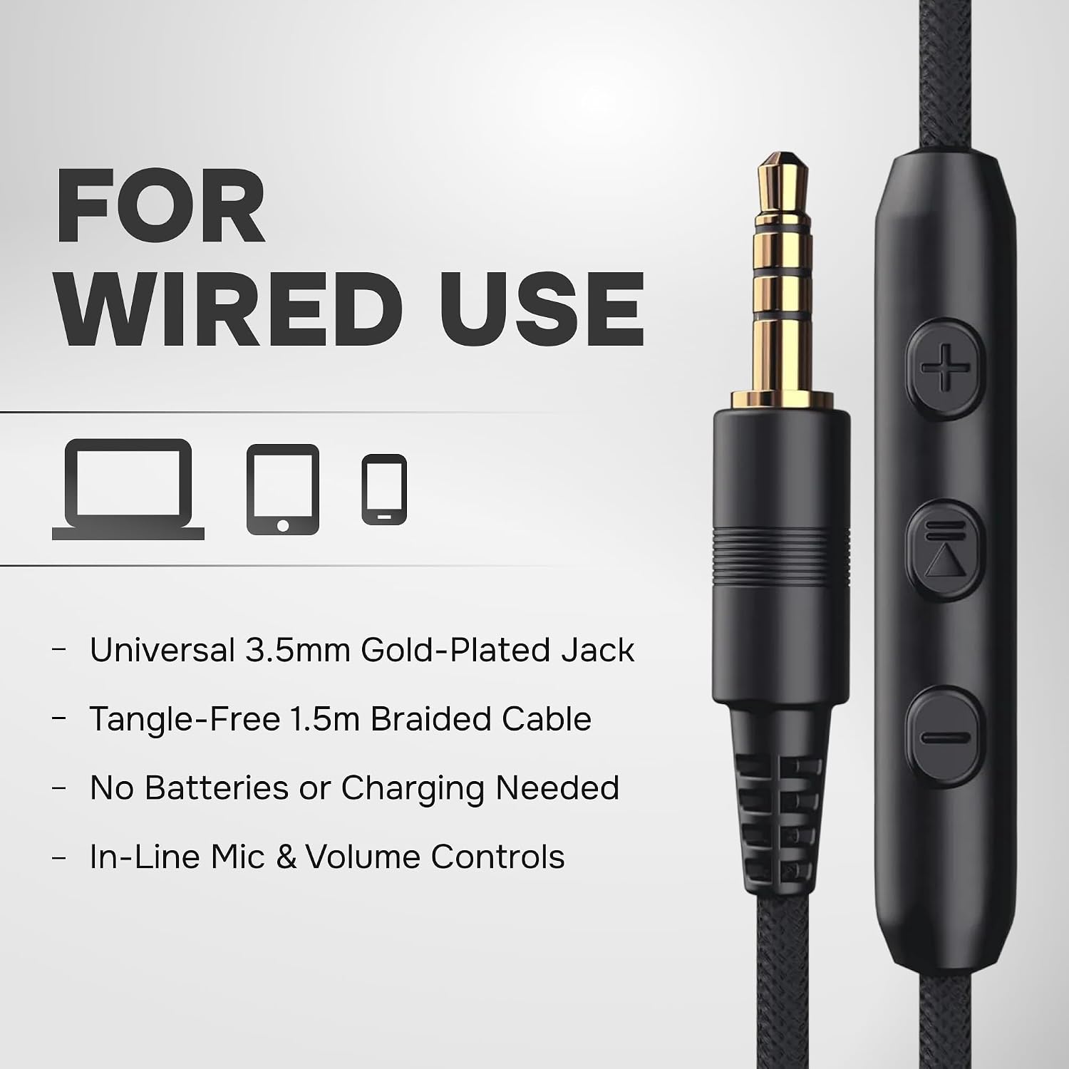 ARTIX Pack of 45 Wired Kids Headphones for School (Echo Brown), Microphone & Volume Control - Bulk Classroom Headphones with Mic, Teens Corded Head phones for Laptop, Chromebook, Tablet 3.5mm Aux Cord