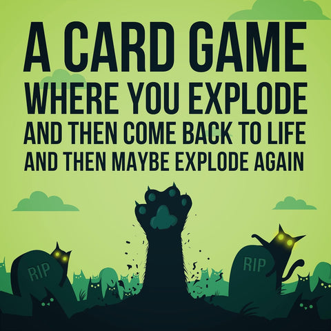 Exploding Kittens Zombie Kittens, 2-5 Players, Ages 7+ Card Game