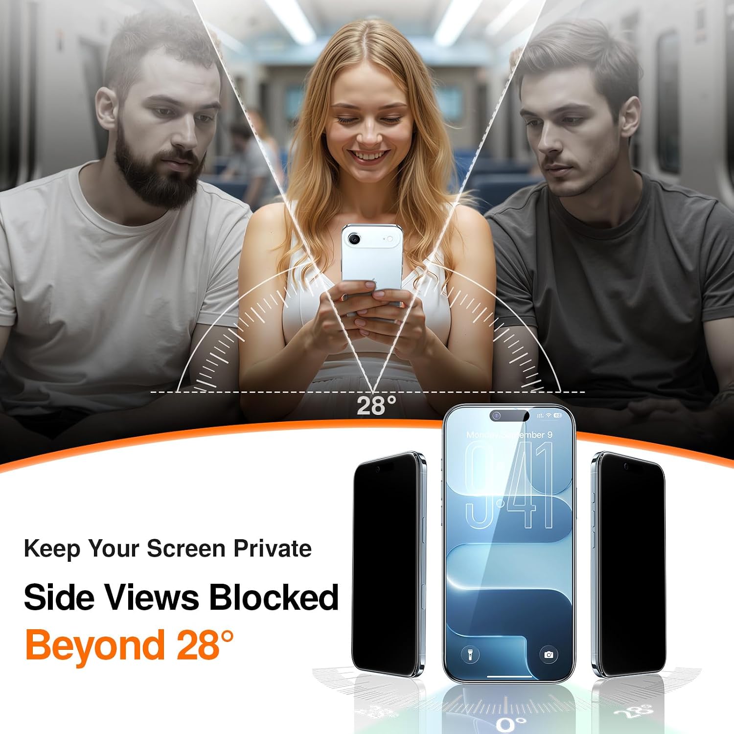 SMARTDEVIL 2 Pack Privacy Screen Protector for iPhone Air