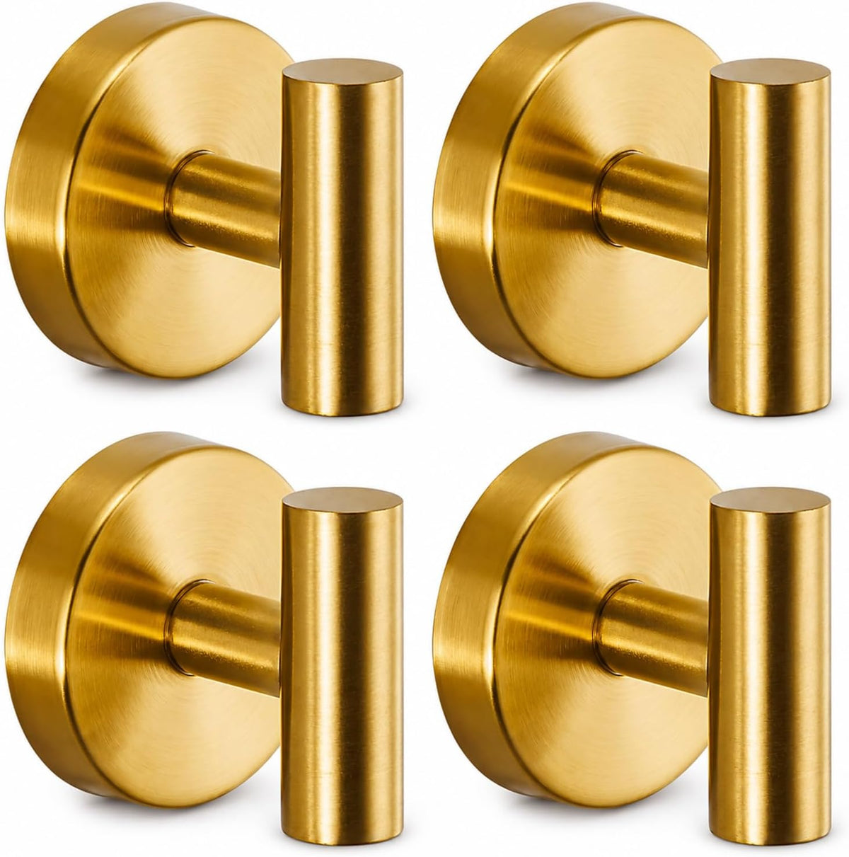 Suction Cup Hooks for Shower - Bathroom Reusable Towel Hooks