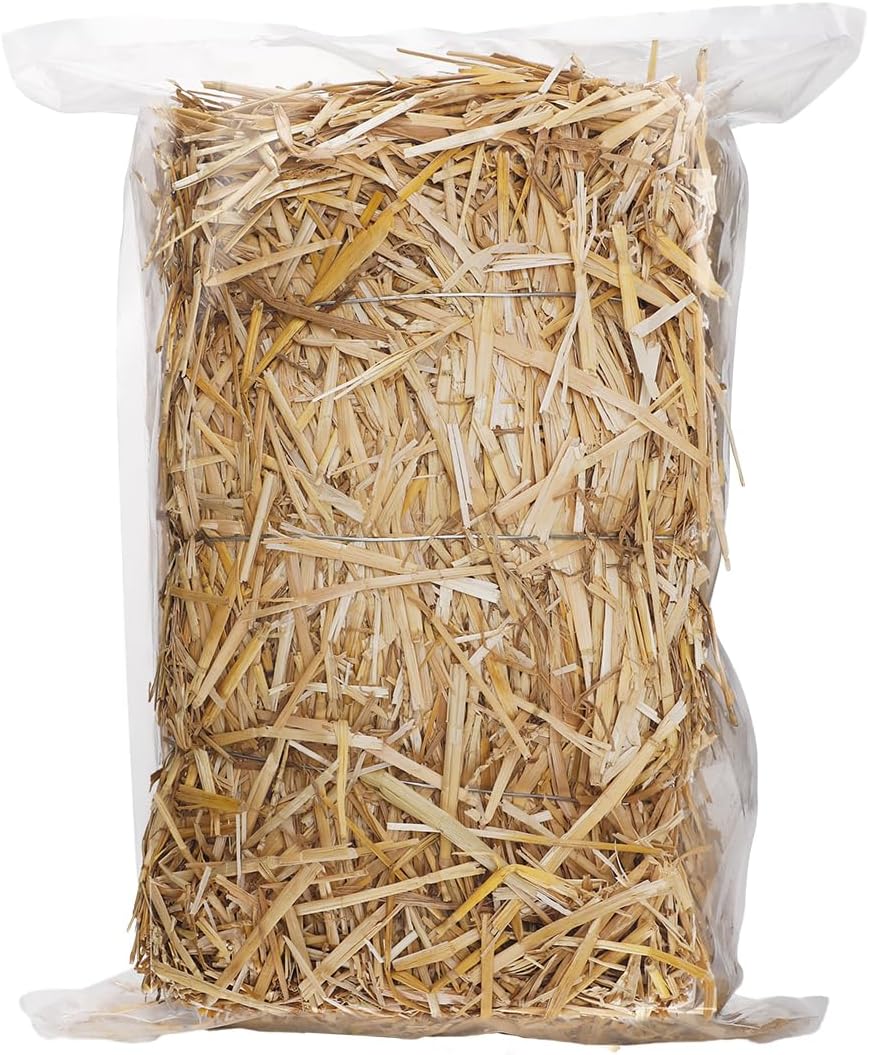 Acostop Natural Dry Wheat Straw for Garden Mulch Stray Cats Dogs Shelter