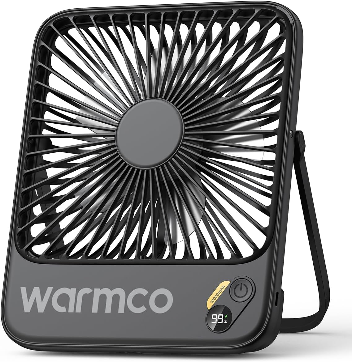 Warmco D3 10000mAh Portable Travel Fan 7-inch, Up to 24H Runtime