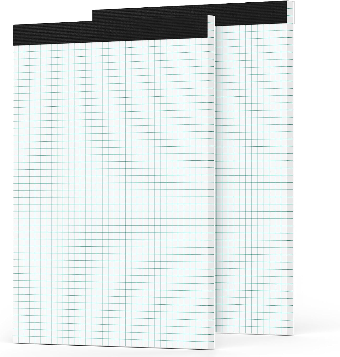2 Pack Graph Paper Pad 8.5 x 11, 4x4 Graph Ruled Grid Paper Pad 8-1/2 x 11