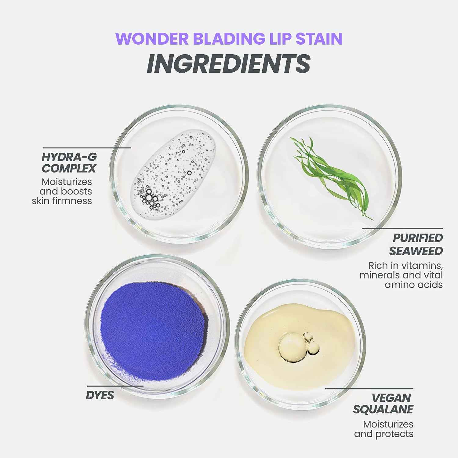 Wonderskin Lip Stain – Long Lasting, Waterproof, Lip Tint Peel Off Masque