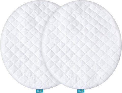 Waterproof Bassinet Mattress Pad Cover for Fisher Price On The Go Baby Dome