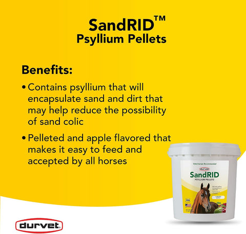 Durvet 01-0721 Sandrid Psyllium Pellets