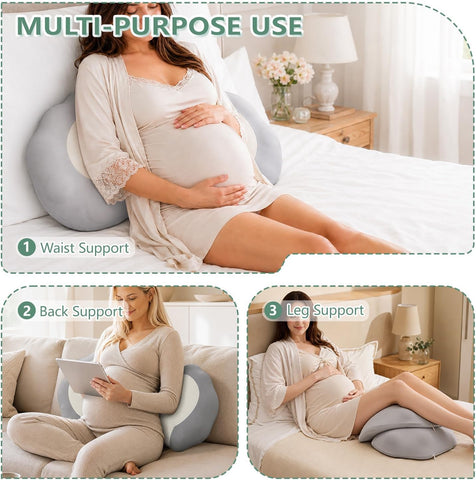 Pregnancy Pillow for Sleeping Cooling Wedge Maternity Body Pillow