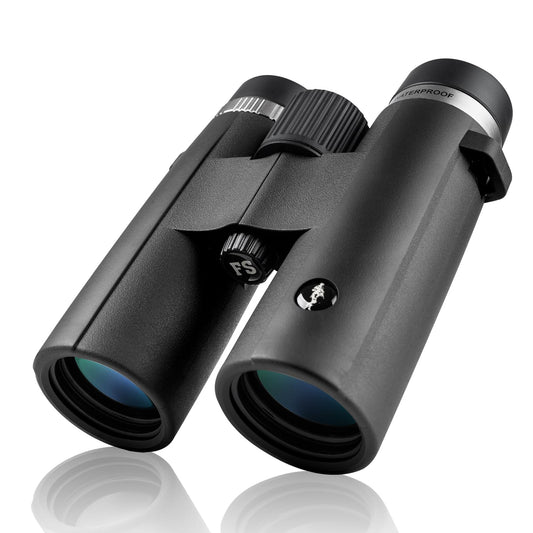 FREE SOLDIER 12×42 Binoculars for Adults and Kids - High Power Life Waterproof HD Compact Binoculars for Bird Watching Hunting Hiking Sightseeing Travel Concerts with BAK4 Prism FMC Lens, Black