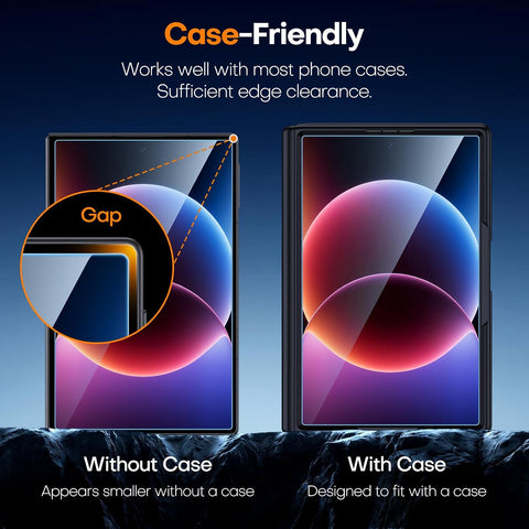 TAURI 2 Pack for Samsung Galaxy Z Fold 8 Screen Protector