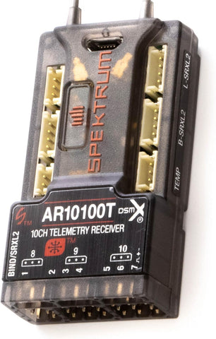 Spektrum AR10100T DSMX 10-Channel Telemetry Receiver, SPMAR10100T