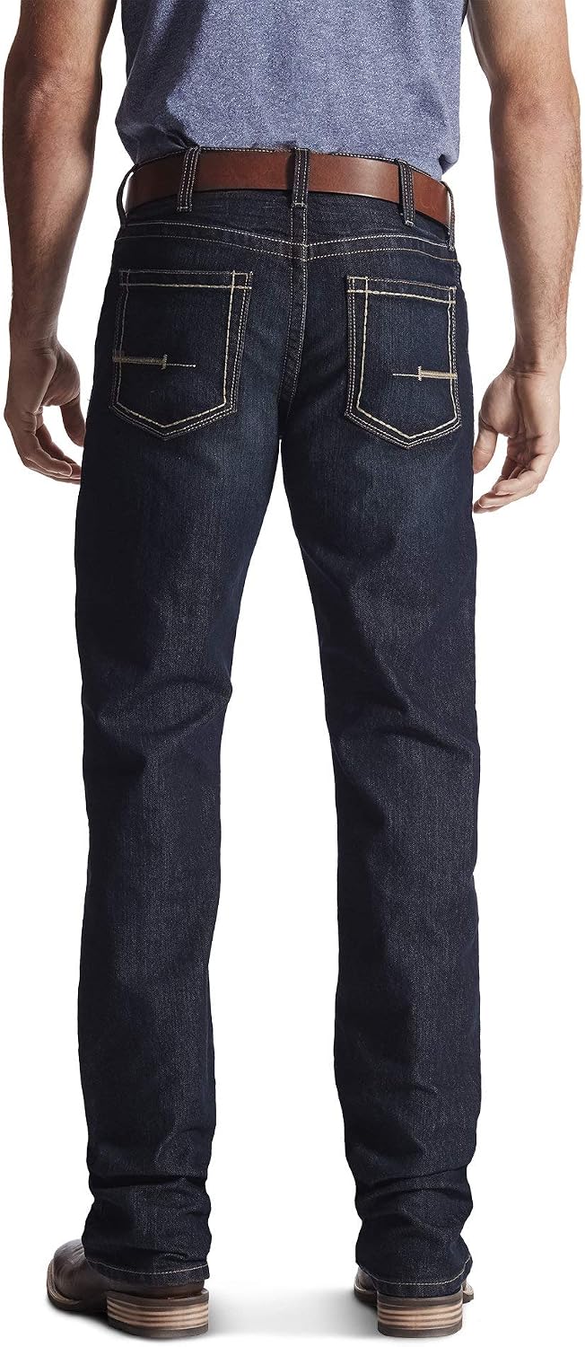 Ariat Men's Rebar M4 Low Rise DuraStretch Edge Boot Cut Jean