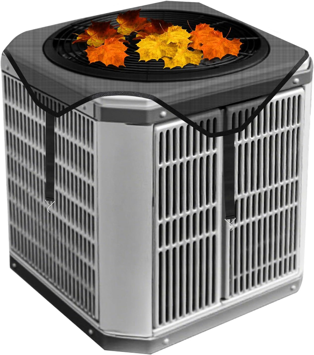 Central Air Conditioner Covers for Outside Units 26'' x 26'', AC Mesh Covers for Outside Unit, AC Unit Cover Outdoor Air Conditioner Condenser Hvac Heat Pump Cover Breathable Top Universal Defender