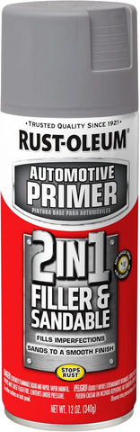 Rust-Oleum Automotive Stops Rust Filler & Sandable Spray Primer, Gray