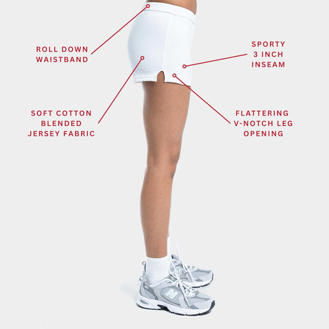 Soffe Women's Womens Authentic Cheer Shorts, 3” Inseam, 2 Pack