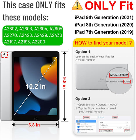 Fintie 360° Rotating Case for iPad 9th / 8th / 7th Generation 10.2 Inch