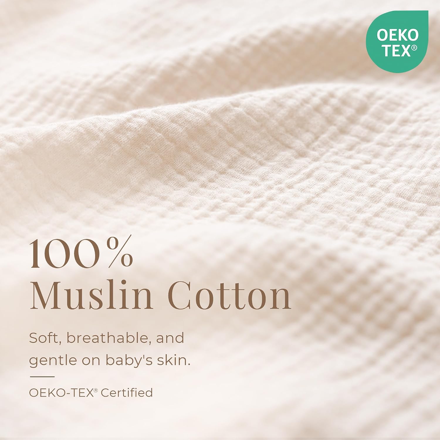 Konssy Muslin Nursing Cover Up for Breastfeeding with Rigid Hoop