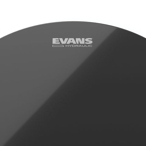 Evans Drum Heads - Hydraulic Black Tom Drumhead, 12 Inch
