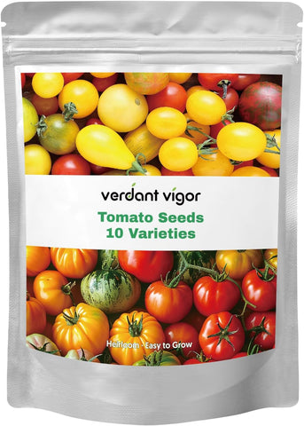 1,500+ Tomato Seeds, 10 Varieties Salad Tomato Seeds Garden Kit