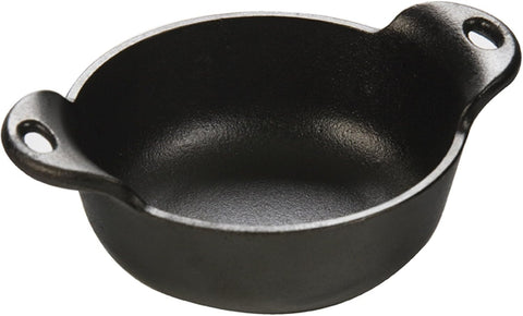 Lodge HMSB Heat Enhanced and Seasoned Cast Iron Mini Serving Bowl, 12-Ounce