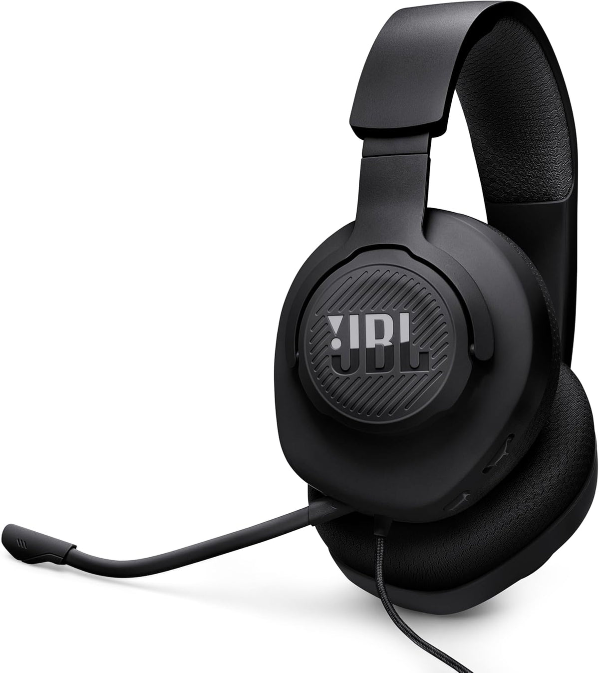 JBL Quantum 100M2 Wired Gaming Headset, Detachable Mic - Black