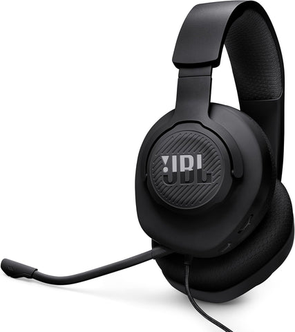 JBL Quantum 100M2 Wired Gaming Headset, Detachable Mic - Black