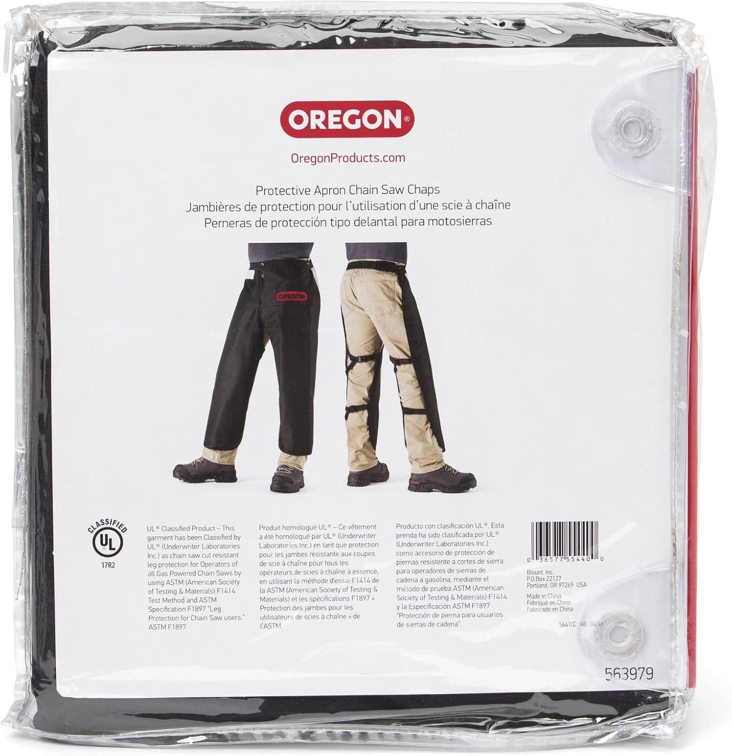 Oregon Protective Chainsaw Chaps for Cutting & Logging, One Size Fits All