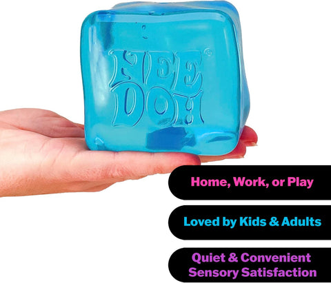 Schylling NeeDoh Nice Berg - Giant NeeDoh Nice Cube - Sensory Squeeze Toy with a Super Solid Squish (Pack of 1)