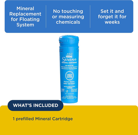 FROG Serene Replacement Mineral Cartridges, 1 Pack