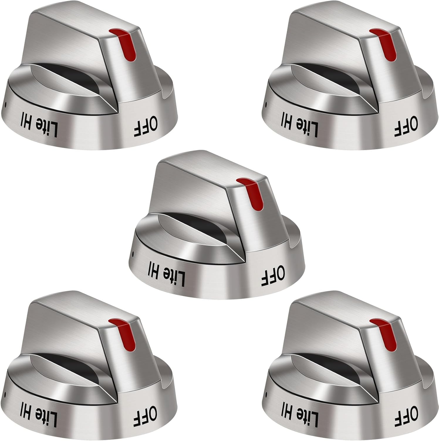 DG64-00473A Gas Stove Control Knob Replacement Compatible with Samsung 5pcs