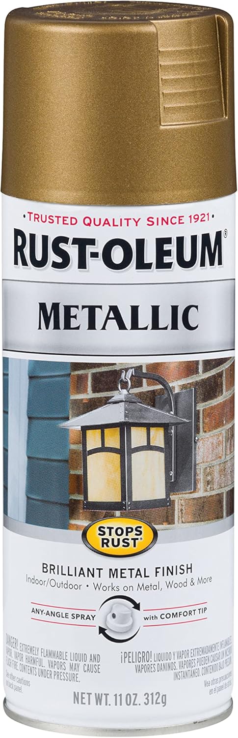 Rust-Oleum Stops Rust Metallic Spray Paint, Champagne Bronze