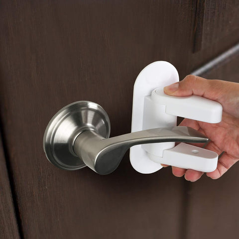 Door Lever Lock Child Proof Doors & Handles, Adhesives - Child Safety By Tuut (2 Pack)