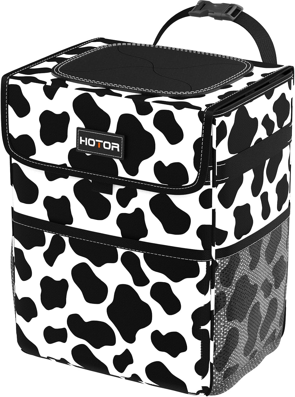 HOTOR Car Trash Can, Leak-Proof Car Organizer, Light Grey, 2-Gallon