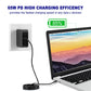 65W USB C Power Adapter, PDUSBSZ Type C Power PD Wall Fast Charger Compatible with Mac Book Pro, Dell Latitude, Lenovo, Huawei Matebook, HP Spectre, Acer Chromebook and Any Laptops or Smart Phones