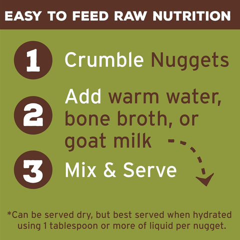 Primal Freeze Dried Raw Dog Food Nuggets, Lamb, 14 oz (2 Pack)