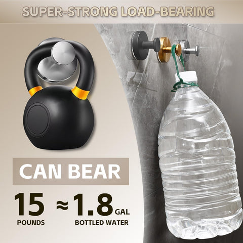 2026 Upgraded Drill-Free Stainless Steel Suction Cup Hooks Multi-Use