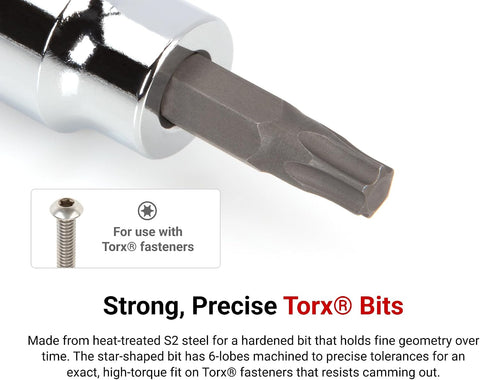 TEKTON 3/8 Inch Drive x T25 Torx Bit Socket | SHB14225