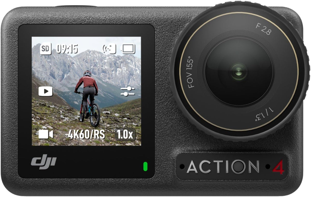 DJI Osmo Action 4 Standard Combo, Waterproof Action Camera Vlogging Camera