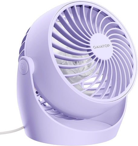 Gaiatop Desk Fan, 5-Inch Portable Electric Table Desktop Air Circulator Fan