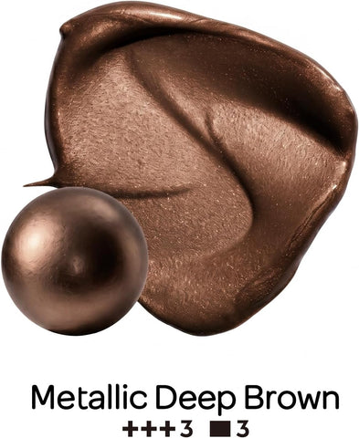 Nicpro Metallic Deep Brown Acrylic Paint, 8.45oz/250ml Craft Paint