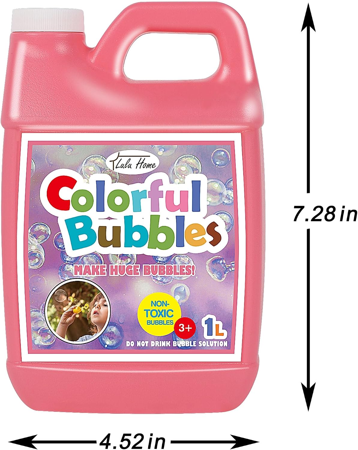 Lulu Home Concentrated Bubble Solution, 1 L/ 33.8 OZ Refill