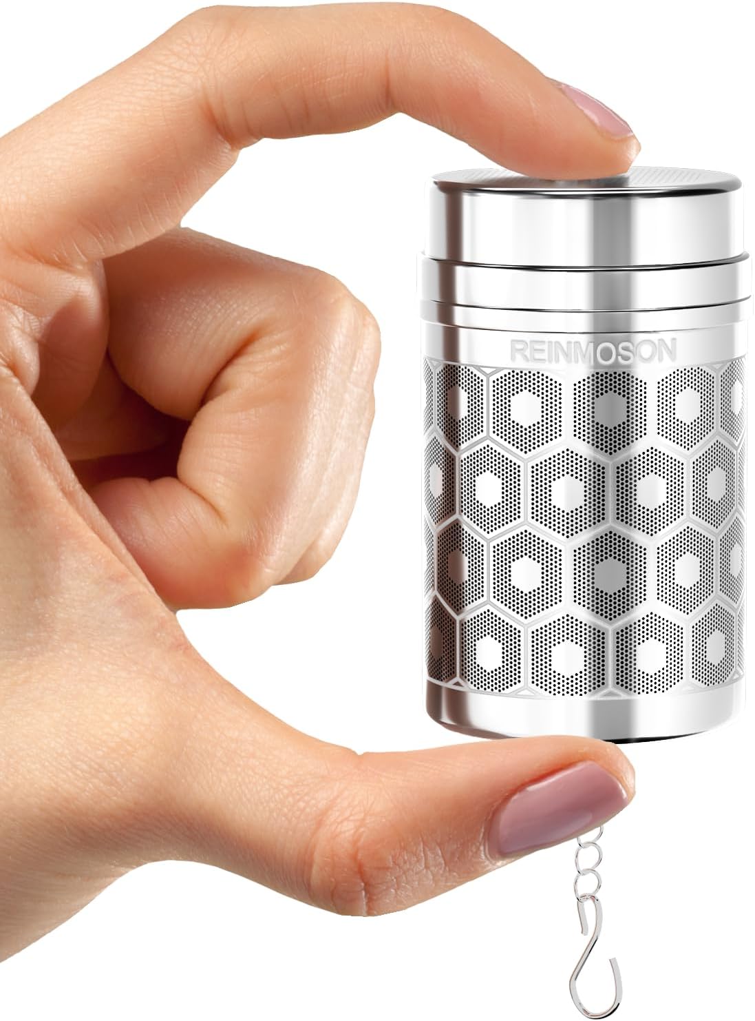 Reinmoson Mini Tea Strainer for Loose Tea Fine Mesh Tea Infuser 1.2”x2.2”