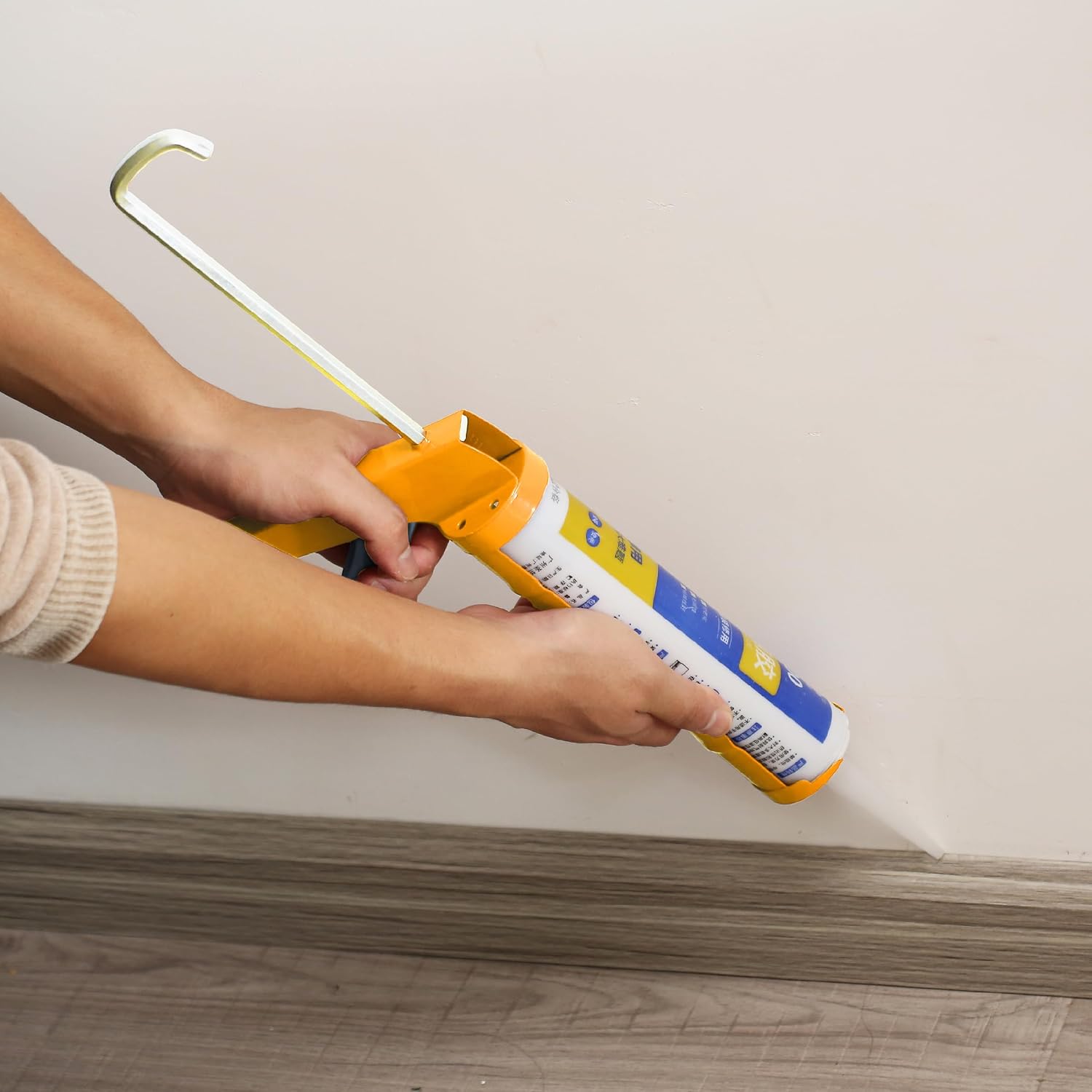 Bates- Caulking Silicone Gun, 10:1 Thrust Ratio, Hand Caulking Guns, No Drip (Pack of 2)
