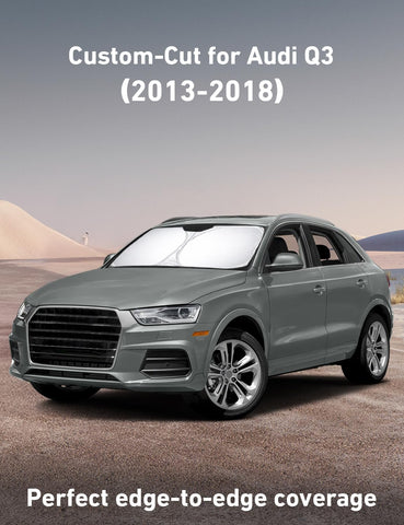 EcoNour Windshield Sunshade Compatible for Audi Q3 2013-2016 2017 2018