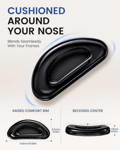 Nose Pads for Glasses, 10 Pairs Silicone Anti Slip Eyeglass Pads
