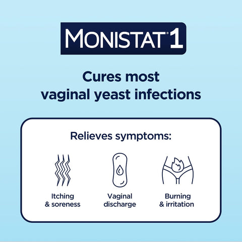 Monistat 1-Day Yeast Infection Treatment, Miconazole Ovule Insert + Cream