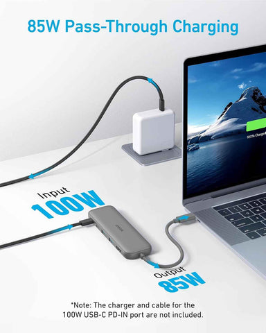 Anker USB C Hub, 5-in-1 USBC to HDMI Splitter with 4K Display