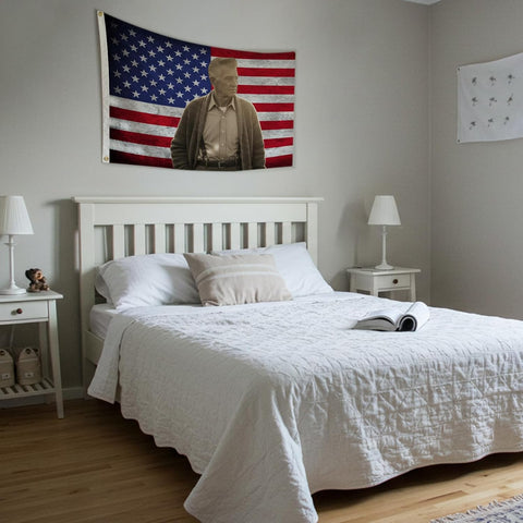 Nxwdwqa Custom Retro America Flag 3X5 Ft Personalized Flags Design Your Image Funny Tapestry Poster For Decorate Clubs Concerts Bars University Dormitories Living Rooms Bedrooms